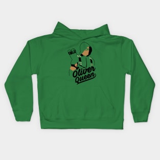 Oliver Queen, Green Arrow (Var 1) Kids Hoodie